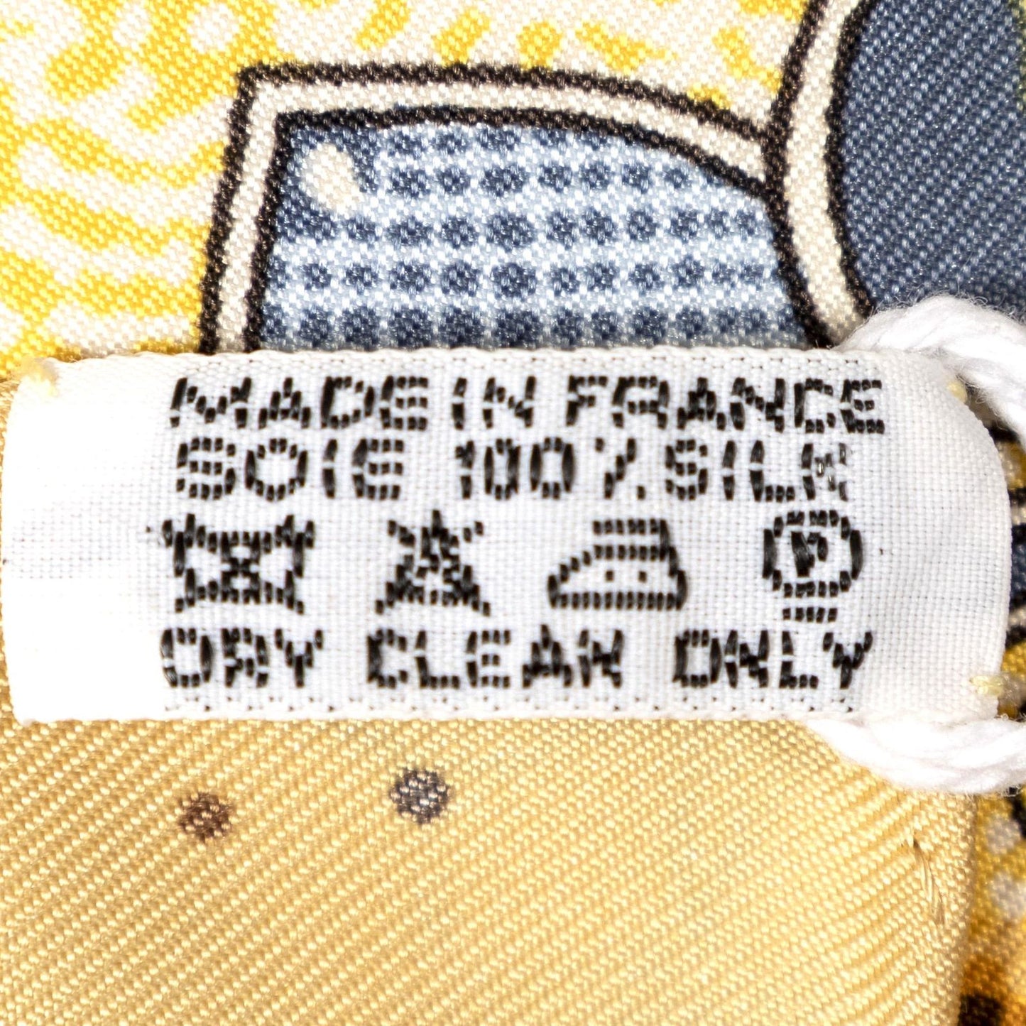 Hermes Scarf Orange Yellow Brown 100% Twillsilk — view 5