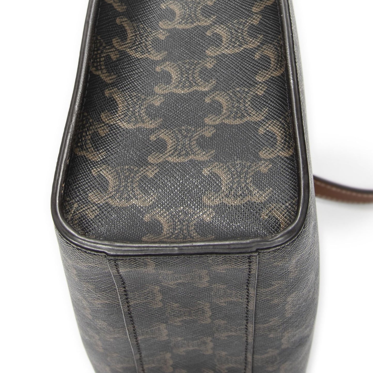Celine Small Hippopotamus Tote Black Tantriomphe Canvas — view 8