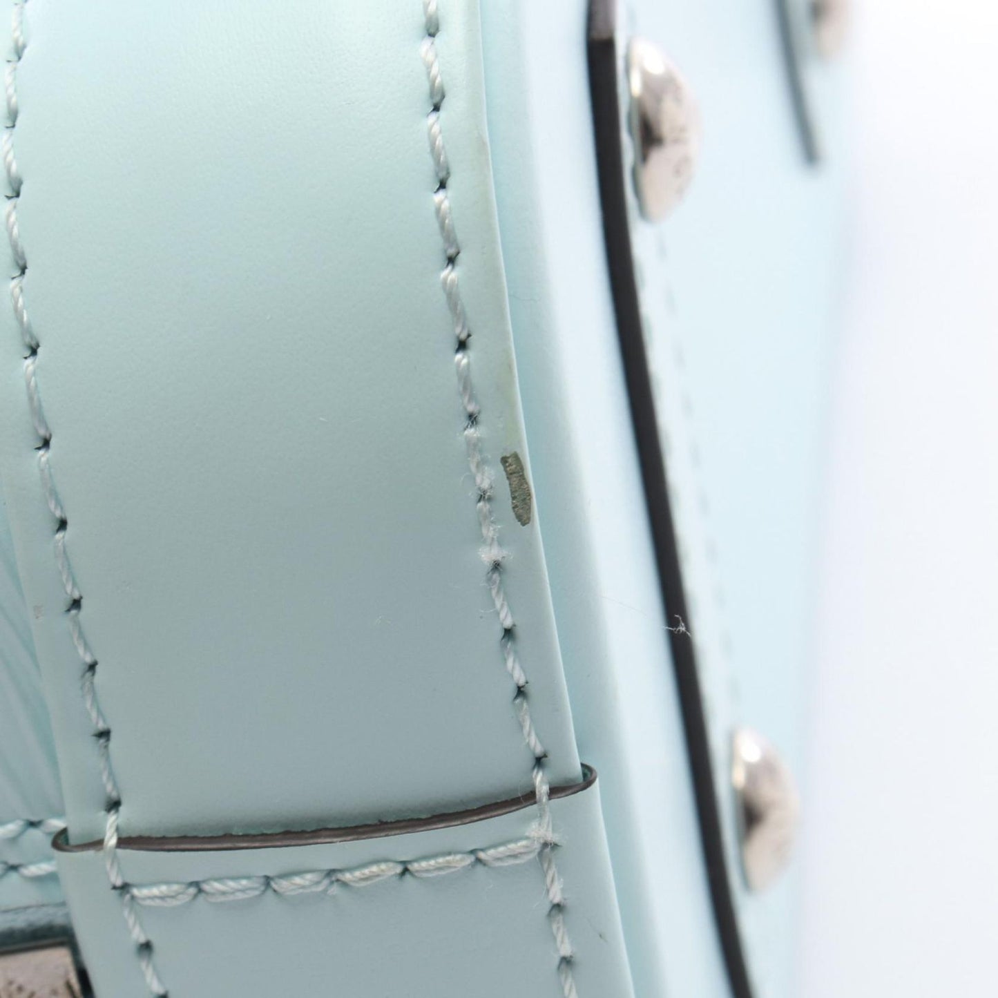 Louis Vuitton Handbag Alma BB Seaside 2-Way Light Blue Leather — view 6