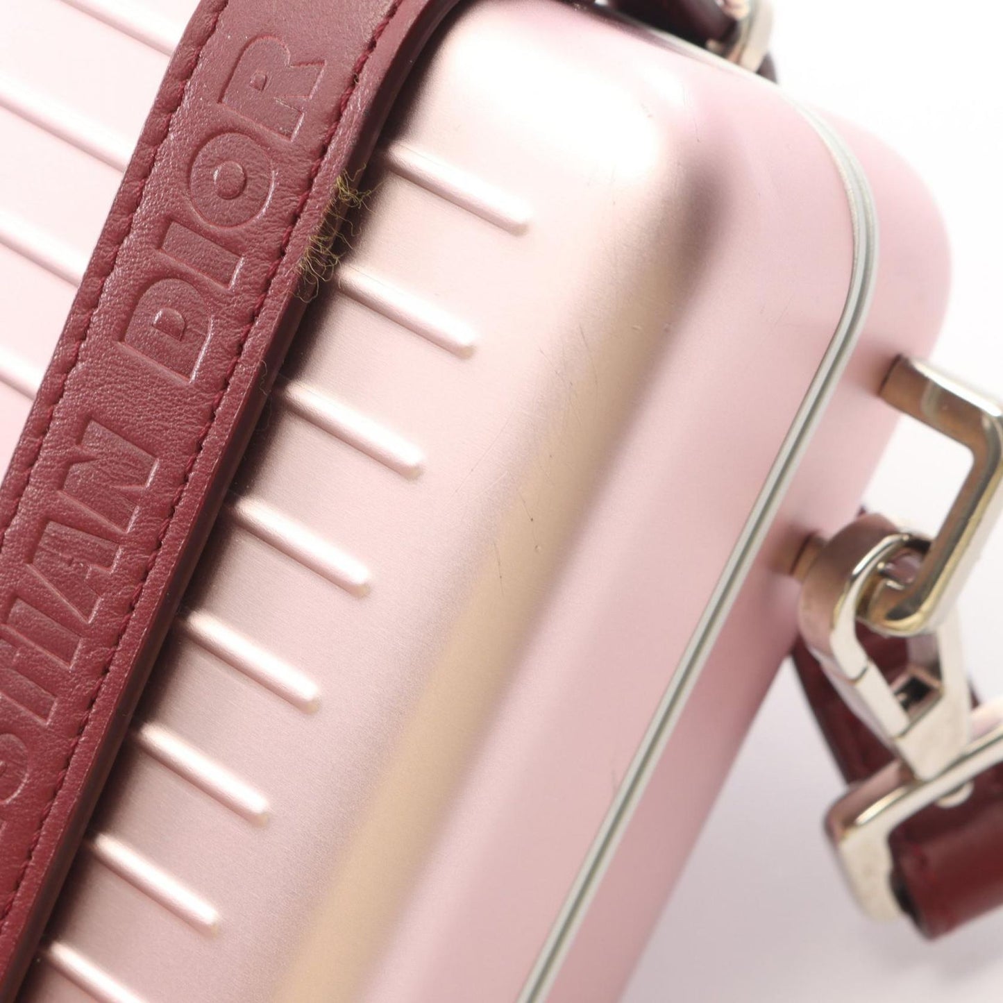 Dior Shoulder Bag Rimowa Clutch Winered Pink Leather — view 8