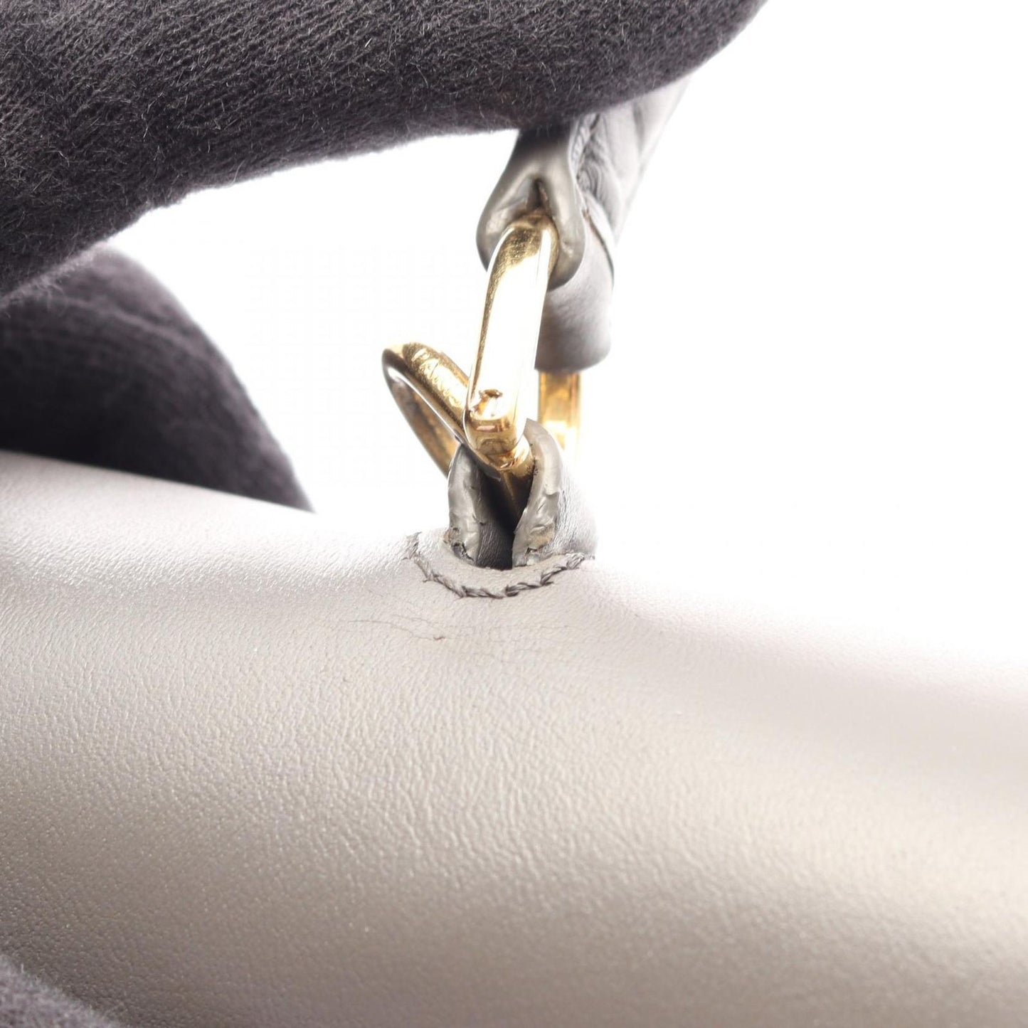 Celine Handbag 16 2-Way Gray Leather 16 — view 8