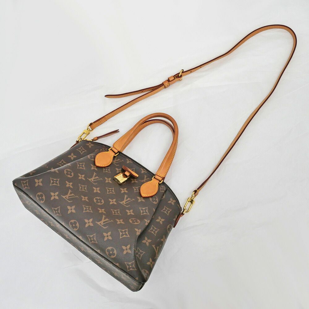 Louis Vuitton PM Monogram Handbag Shoulder Brown — view 8