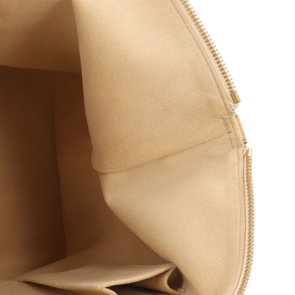 Louis Vuitton MM Damier Azur Shoulder Bag Canvas White Second — view 8