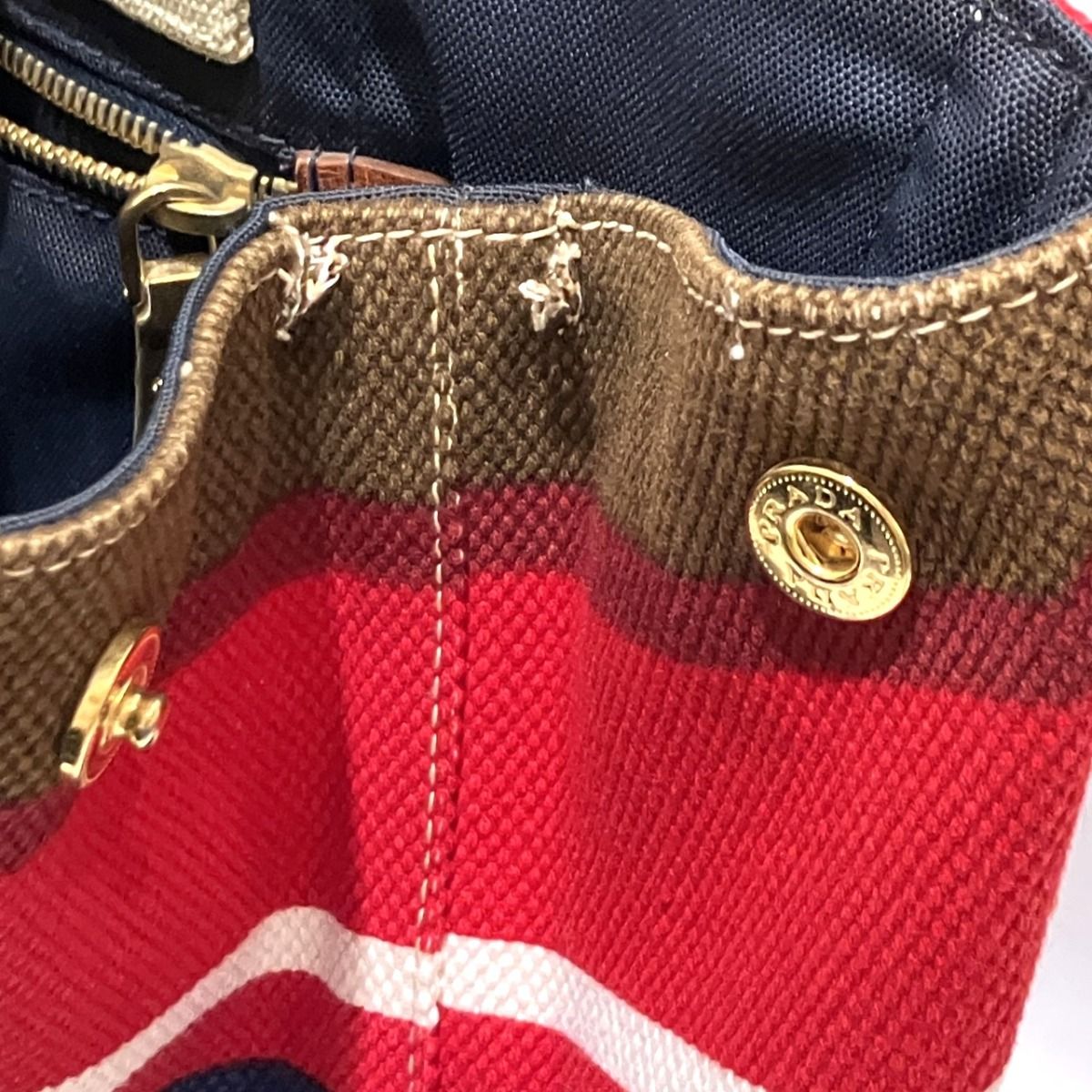 Prada Canapa Tote Canvas — view 8