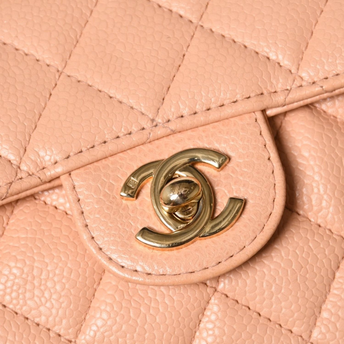 Chanel Mini Quilted 17 S Flap S Chain Shoulder Bag CC Logo Caviar Leather — view 8