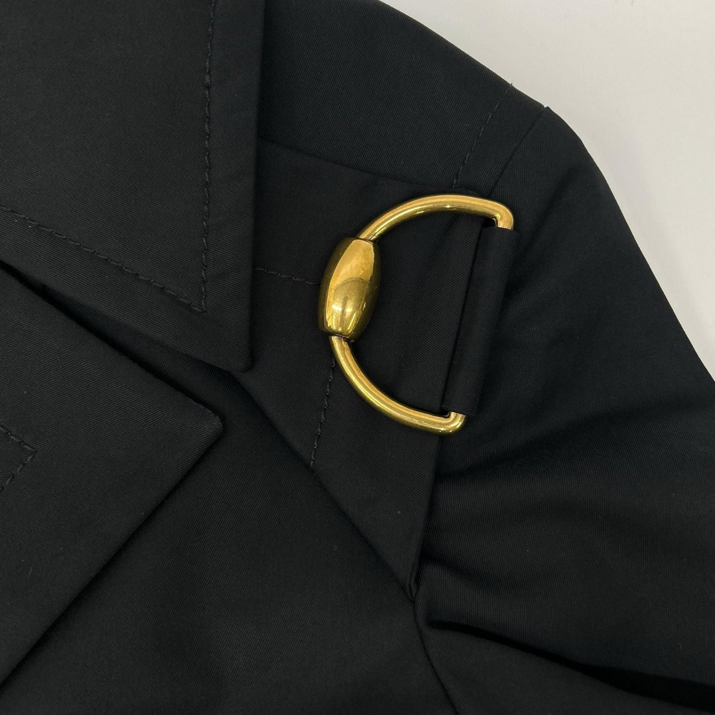 Gucci Era 08 Black Trench Coat 40 — view 9