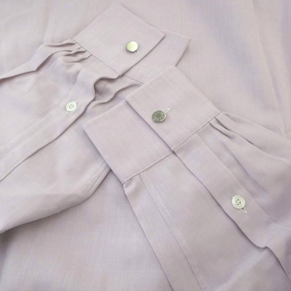 Hermes Long Sleeve Shirt 40 Purple Regular Color Top YU — view 6