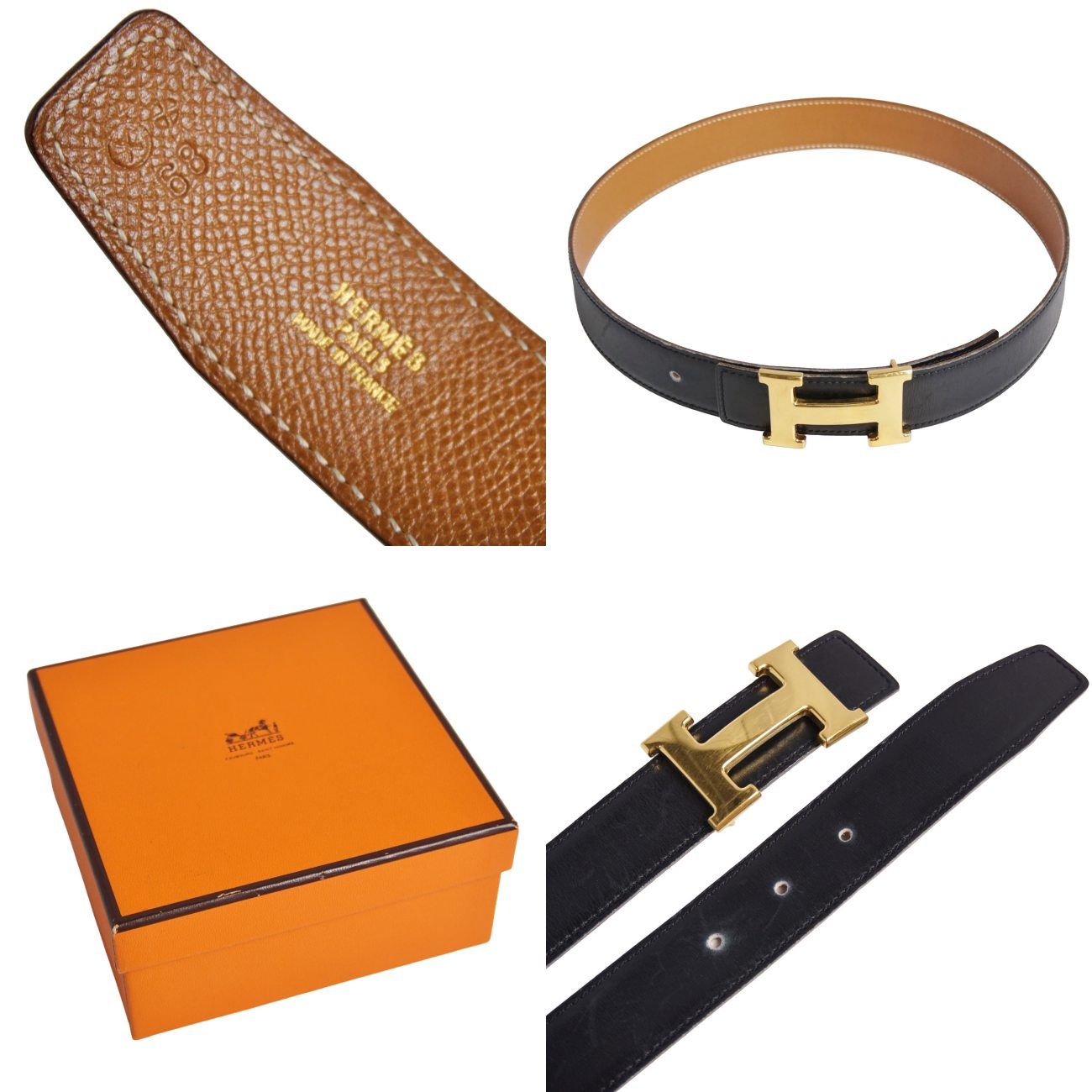 Hermes Vintage 94 Belt Leather River — view 6
