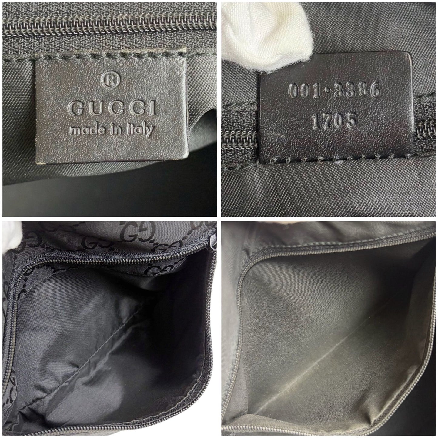 Gucci GG Canvas Hobo Black Shoulder — view 8