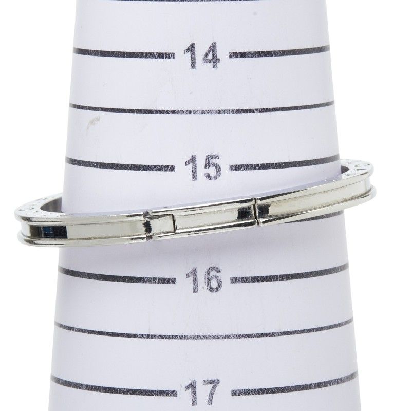 Bvlgari B.Zero1 Bangle Watch Black Silver Stainless Steel — view 7