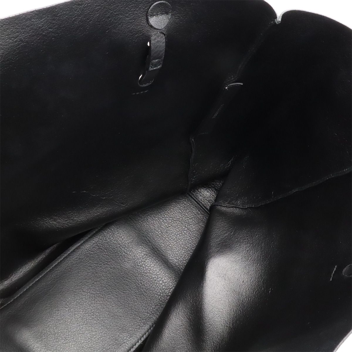 Balenciaga Everyday Logo Tote M Shoulder Bag Leather Black White — view 8