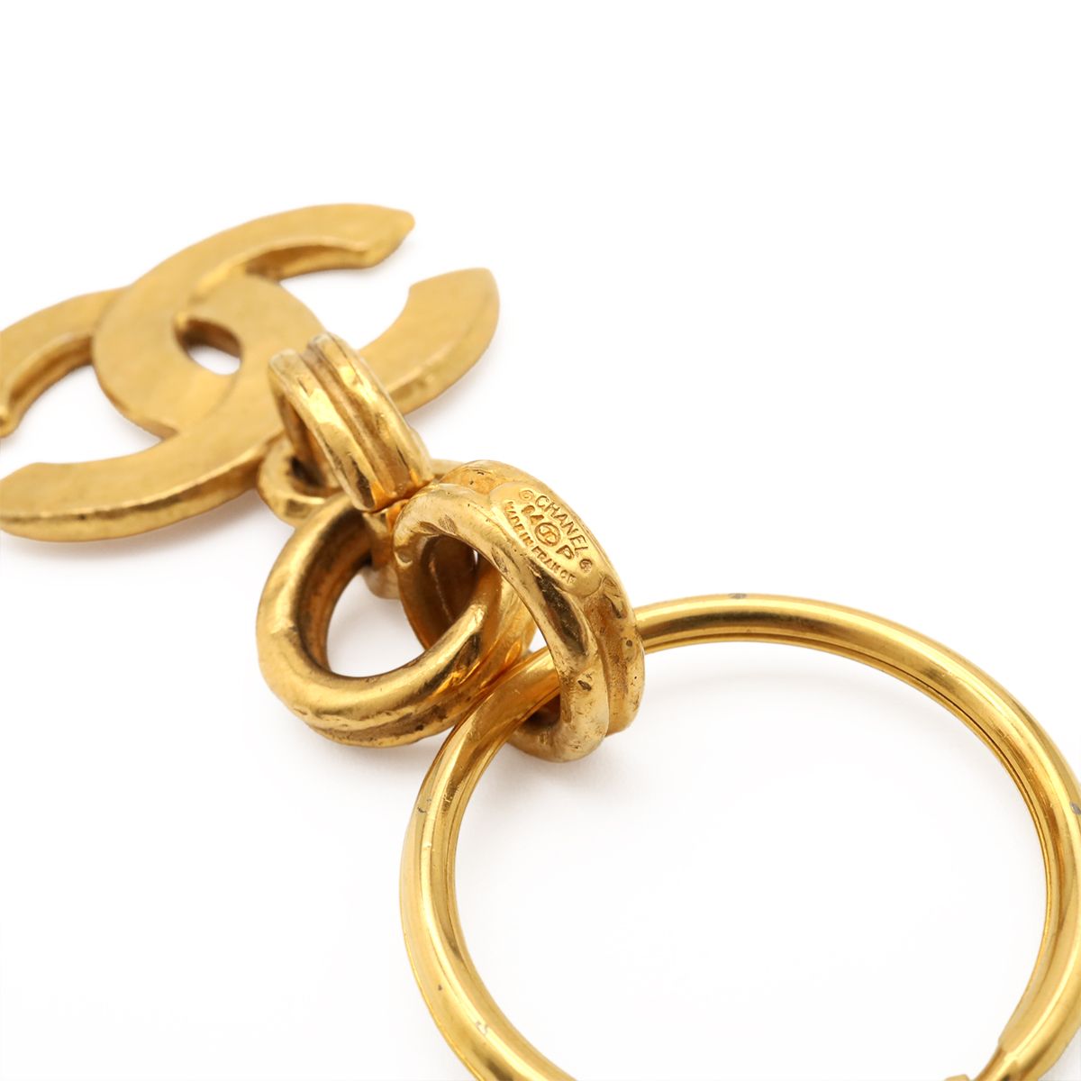 Chanel CC Logo CC Mark Key Holder Key Sling Bag Charm Gold Plated — view 5