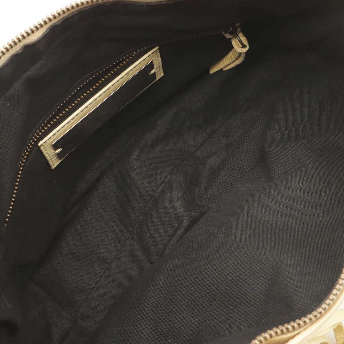 Balenciaga the First 2-Way Shoulder Bag Leather Cream Yellow with Mirror — view 8