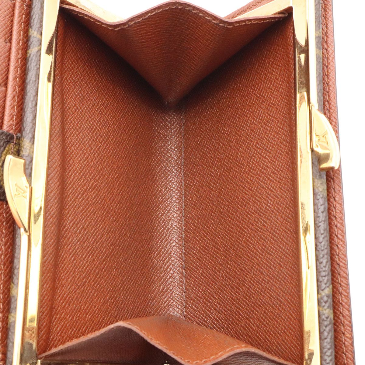Louis Vuitton Monogram Portefeuille Viennois fold wallet Kiss Lock — view 8