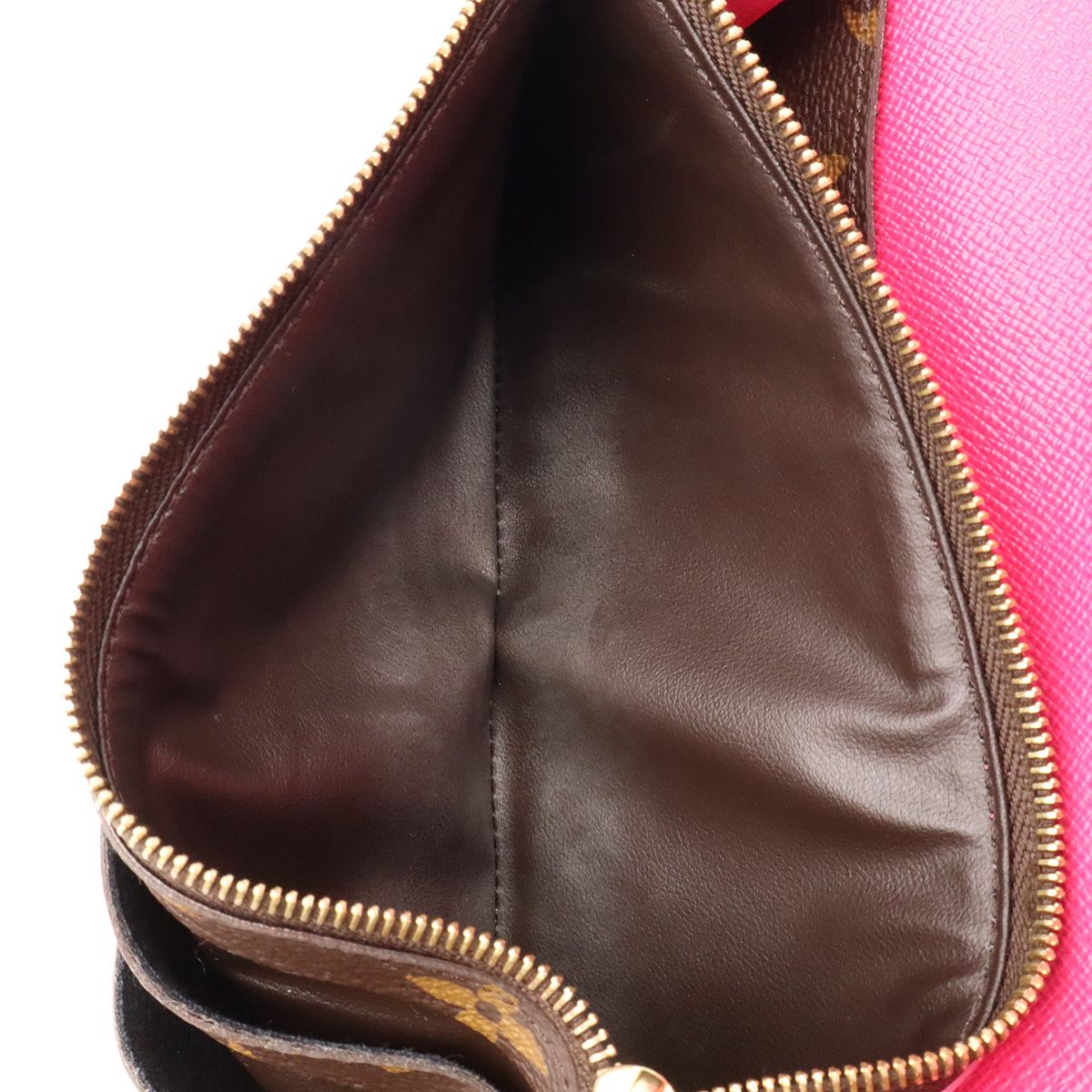 Louis Vuitton Monogram Portefeuille Emily Flower Motif Bifold Wallet Rose — view 9