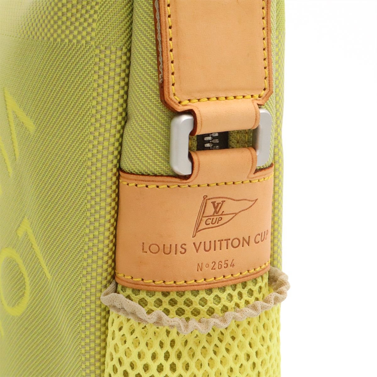 Louis Vuitton Damier Geant Cup LV Cup Weatherly Shoulder Bag Crossbody Yellow — view 8