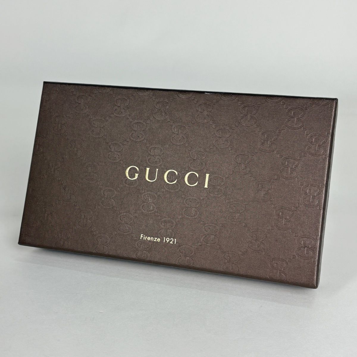 Gucci Wallet Micro Guccissima Signature Ribbon Enamel Patent Leather Gray — view 8