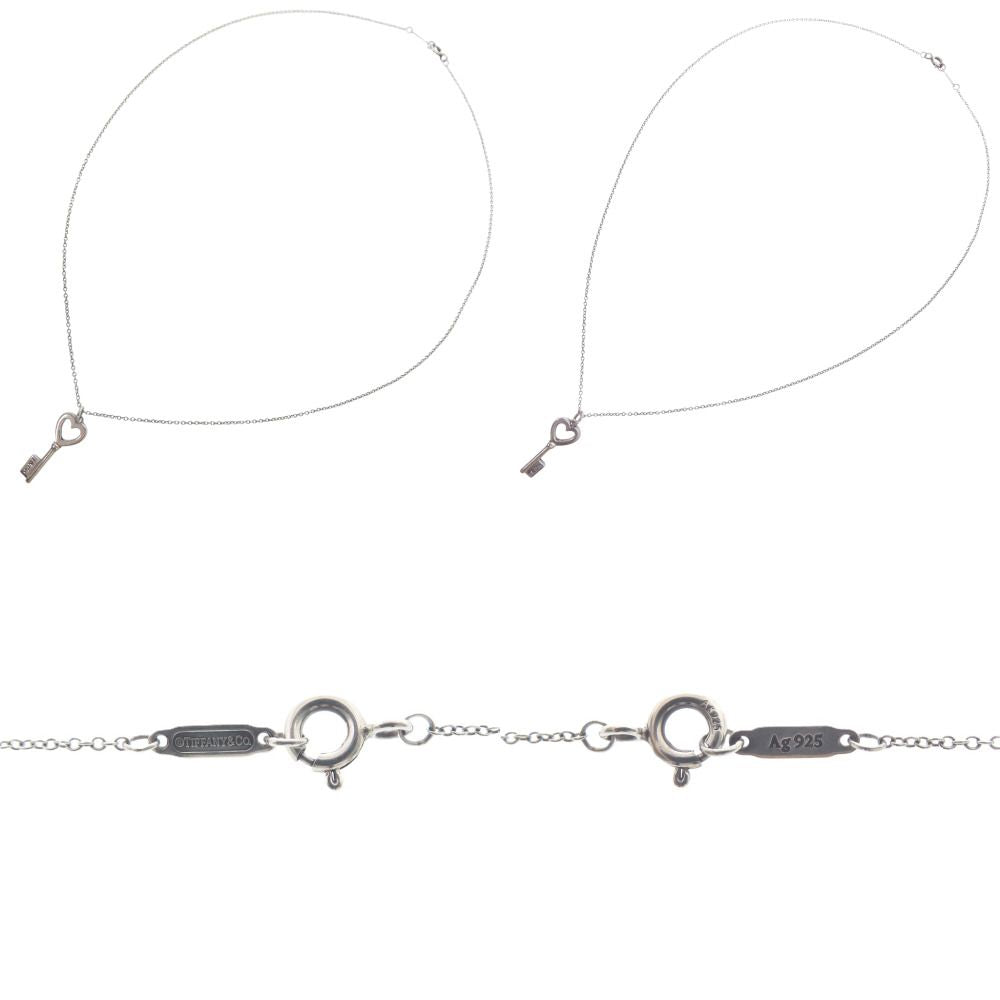 Tiffany & Co Heart Key Necklace 925 Sterling Silver — view 4