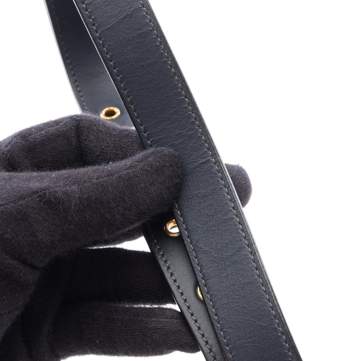 Dior Shoulder Bag 30 Montaigne Oblique Navy Ivory Canvas Leather — view 8