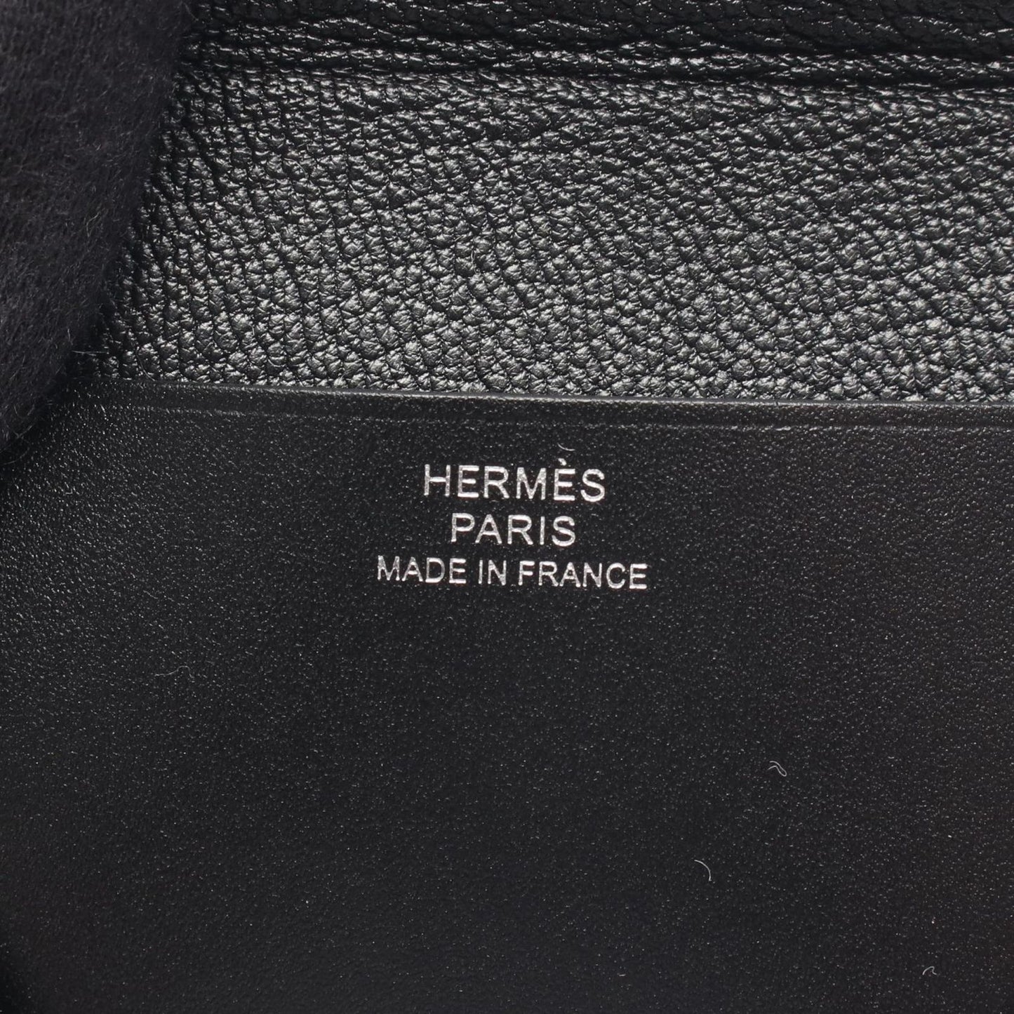 Hermes Card Case Coin de Black Calf — view 4