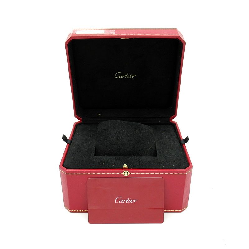 Cartier Ballon Blanc de Watch 26 Diamond Bezel SS Leather Time — view 6