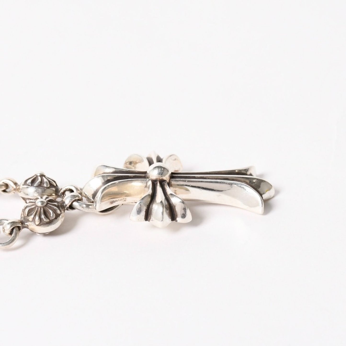 Chrome Hearts 1 CH Ball Chain Small CH Cross Necklace — view 8
