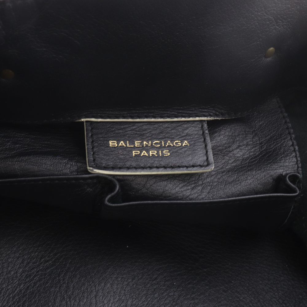 Balenciaga the Paper Leather Tote Black — view 7