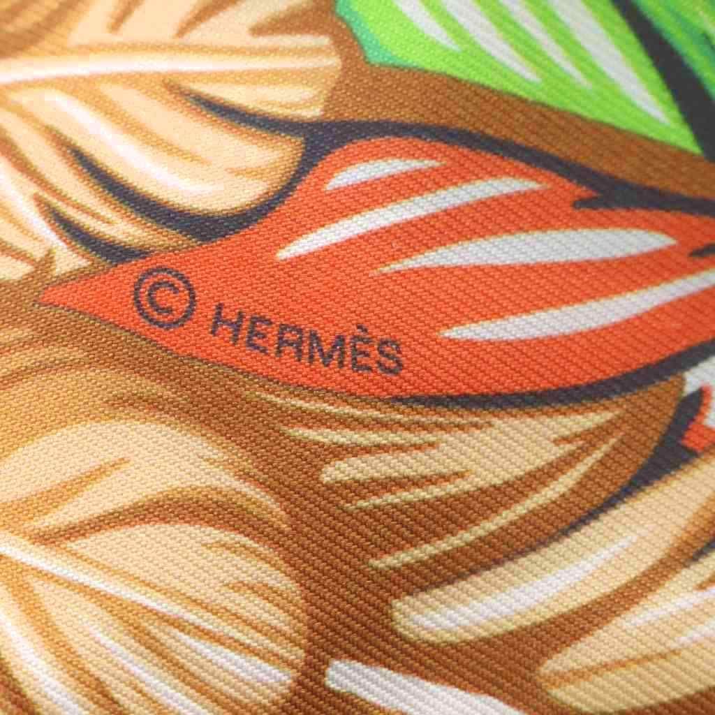 Hermes Twilly Scarf Dance Pacific Pacifique Silk Multicolor — view 6