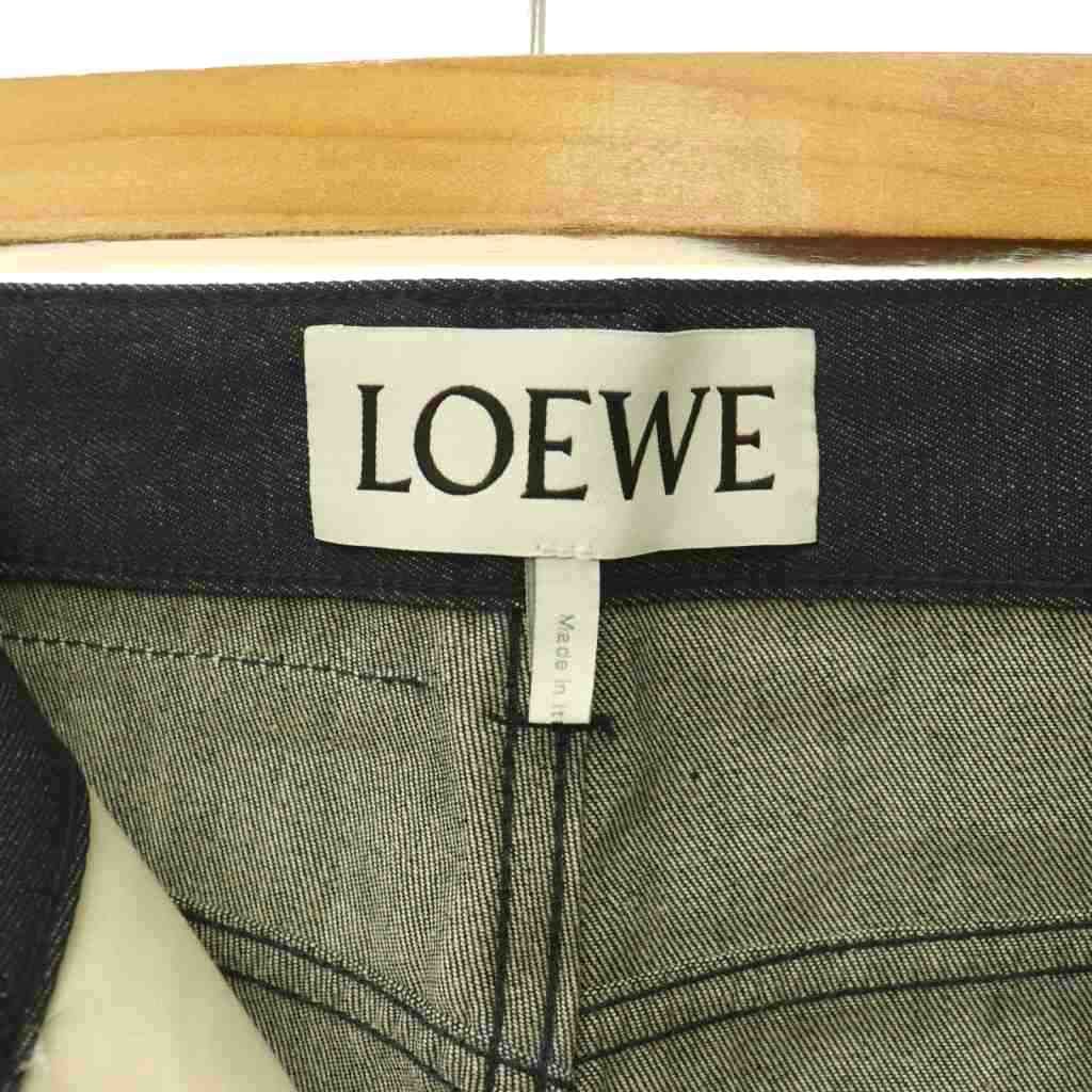 Loewe Fisherman Denim Jeans Pants Button Fly 32 Indigo — view 7