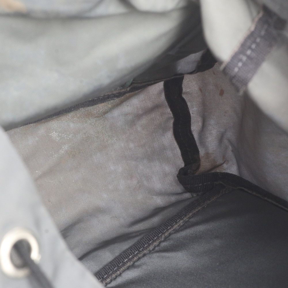 Prada White Tessuto Nylon Triangle Logo Backpack — view 8