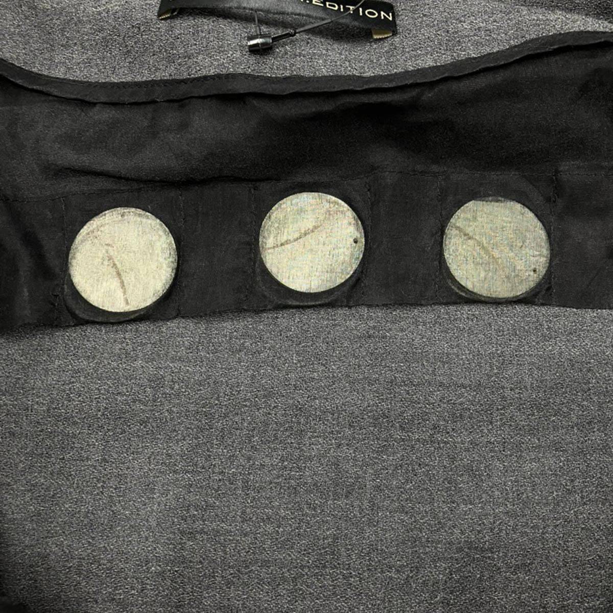 Balenciaga Short Sleeve Dress Gray 36 — view 6