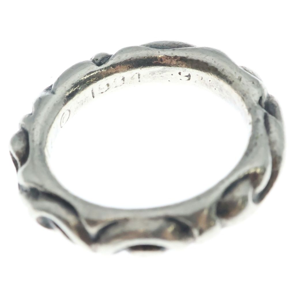 Chrome Hearts Scrl Band Scroll Ring Silver — view 6
