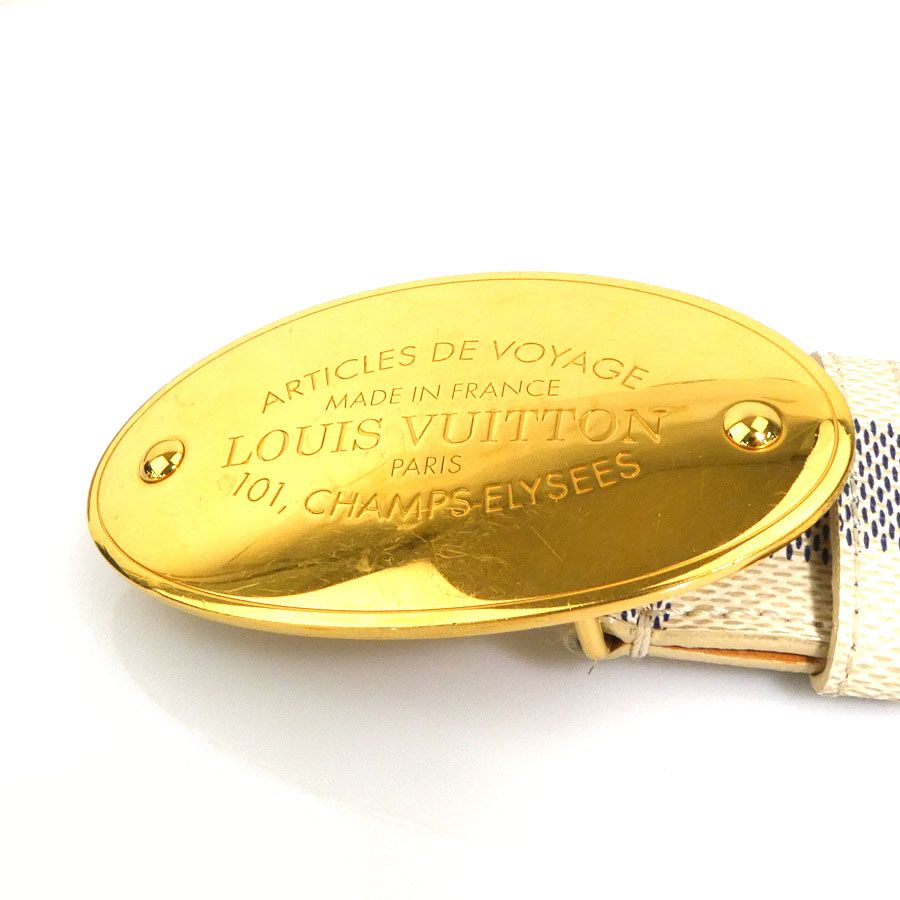 Louis Vuitton Belt Damier Azur Ceinture Voyage — view 8