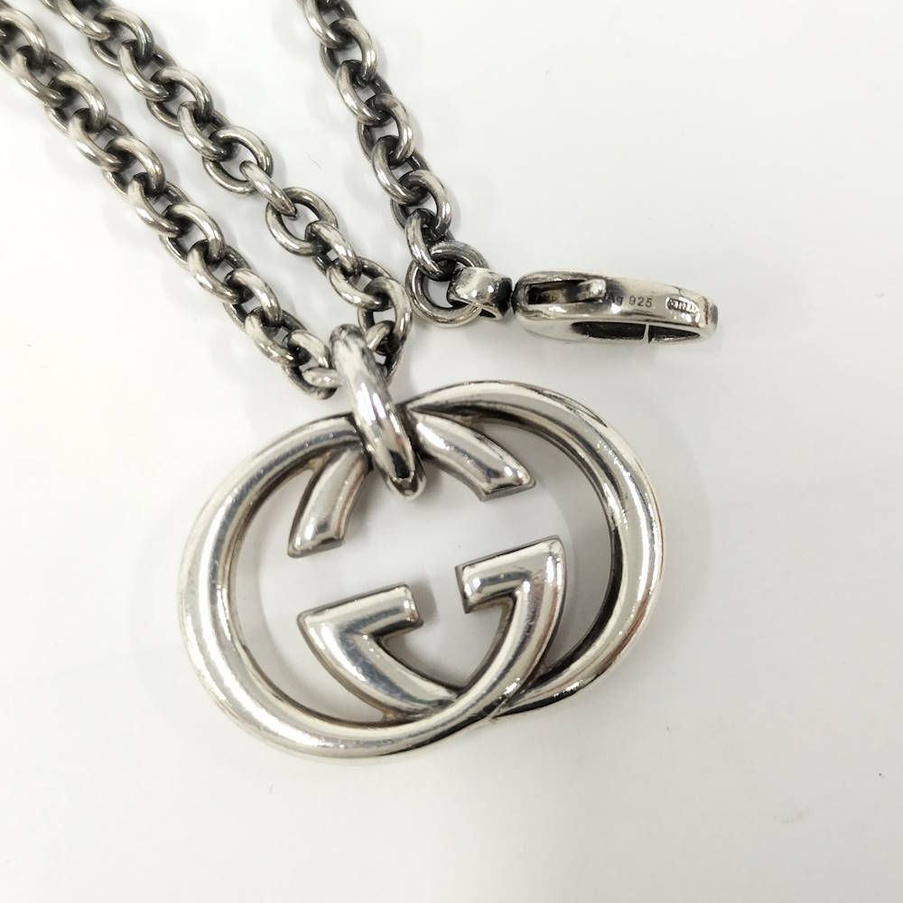 Gucci Interlocking G Necklace Silver — view 8