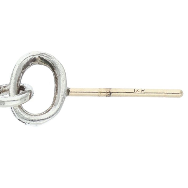 Chrome Hearts Bby Pprchn Baby Fat Drop Silver Earrings — view 4