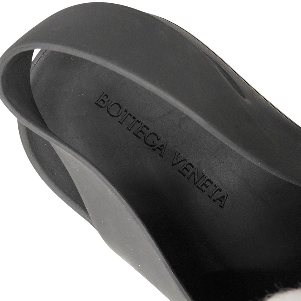 Bottega Veneta Paddle Rubber Slingback Clog Sandals Flat Shoes Black 42 — view 8