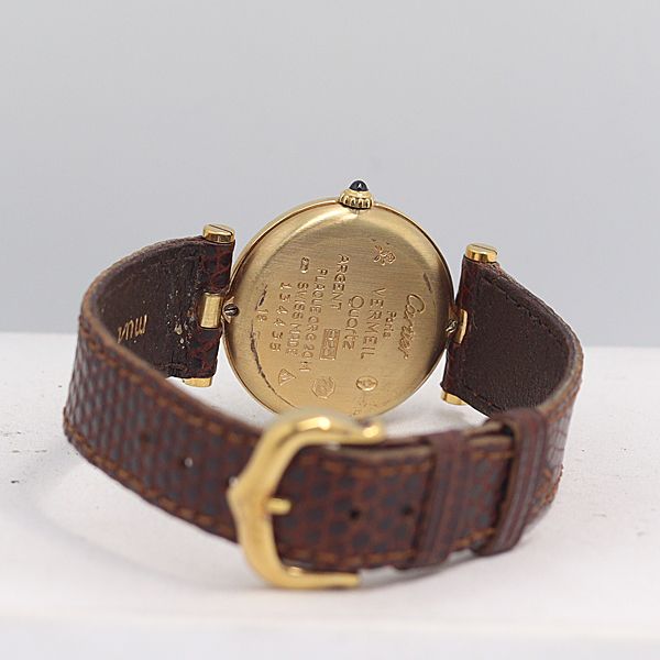 Cartier Must Vendome LM Vermeil Quartz Ivory Dial Watch 7 Ant — view 4