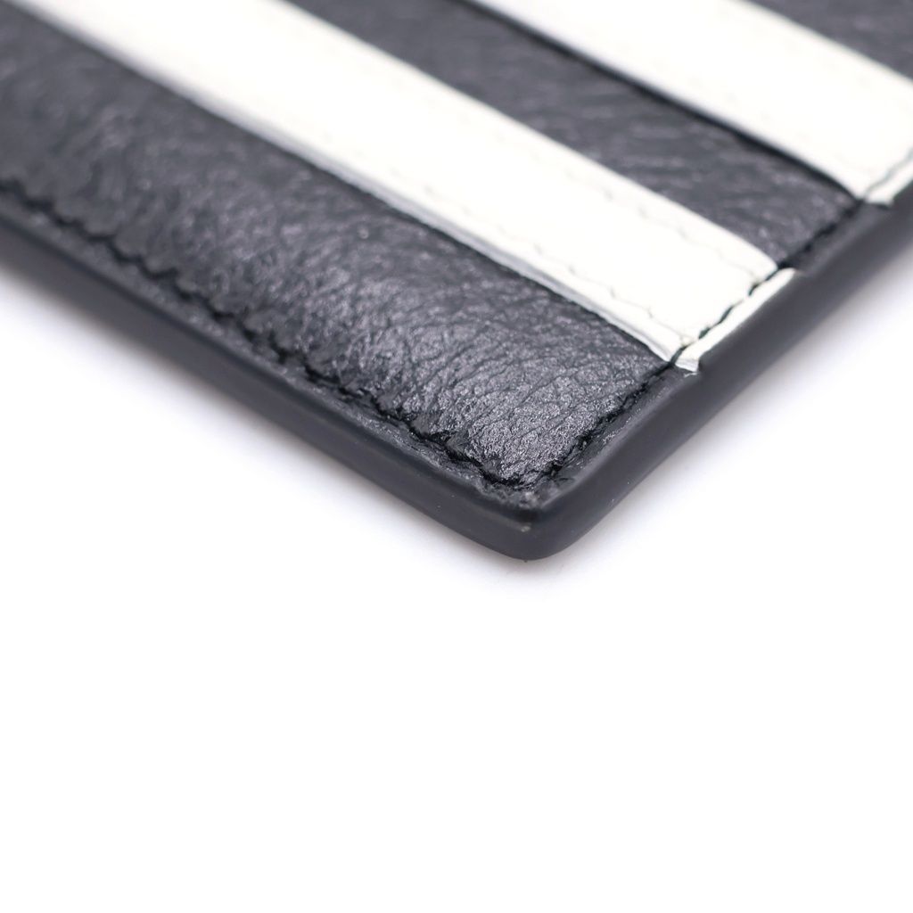 Balenciaga Adidas Trefoil Logo Leather Fragment Case Card Black — view 6