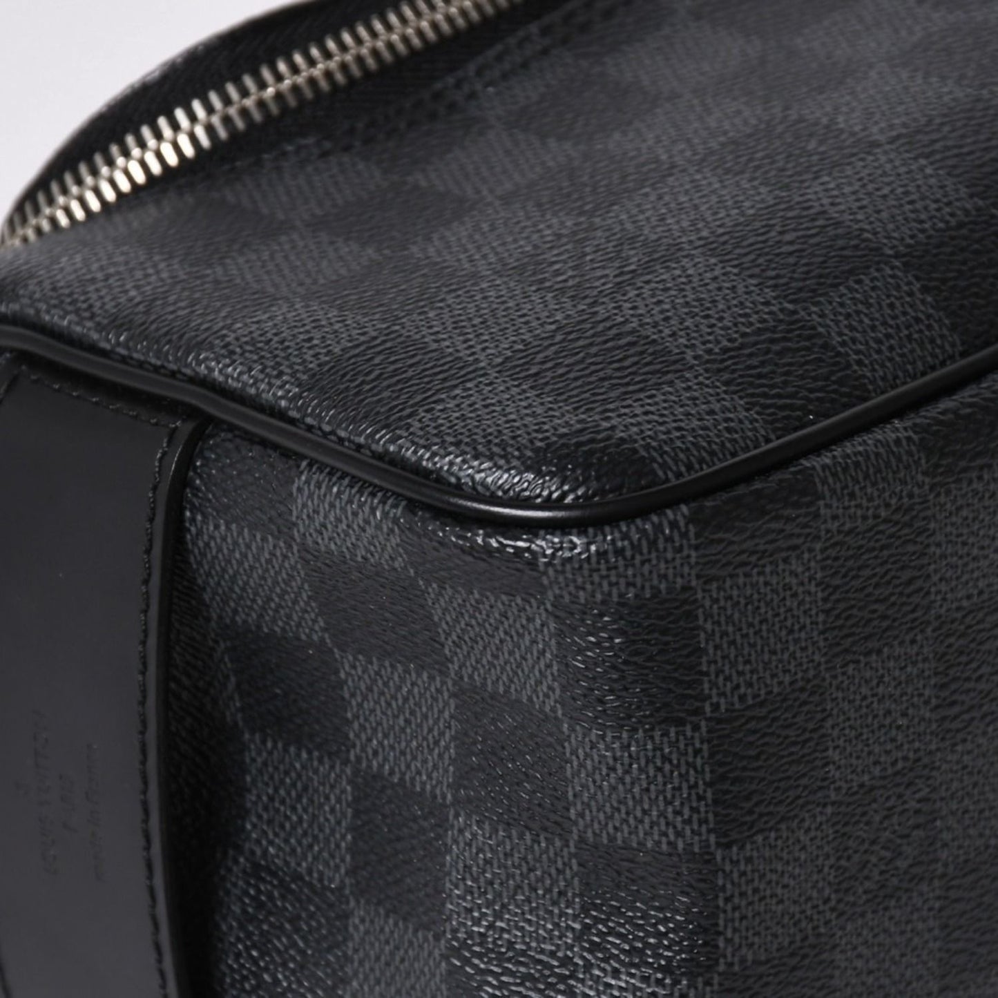 Louis Vuitton Damier Graphite Toilet Pouch Travel Bag Black — view 8