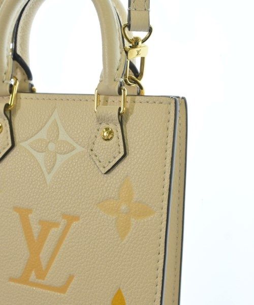Louis Vuitton Monogram Empreinte Petite Sac Plat Tote Bag Beige — view 8