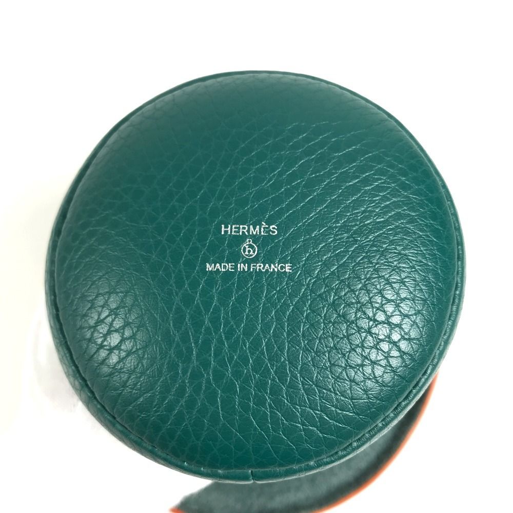 Hermes Object Paperweight Mushroom GM Leather Orange — view 8