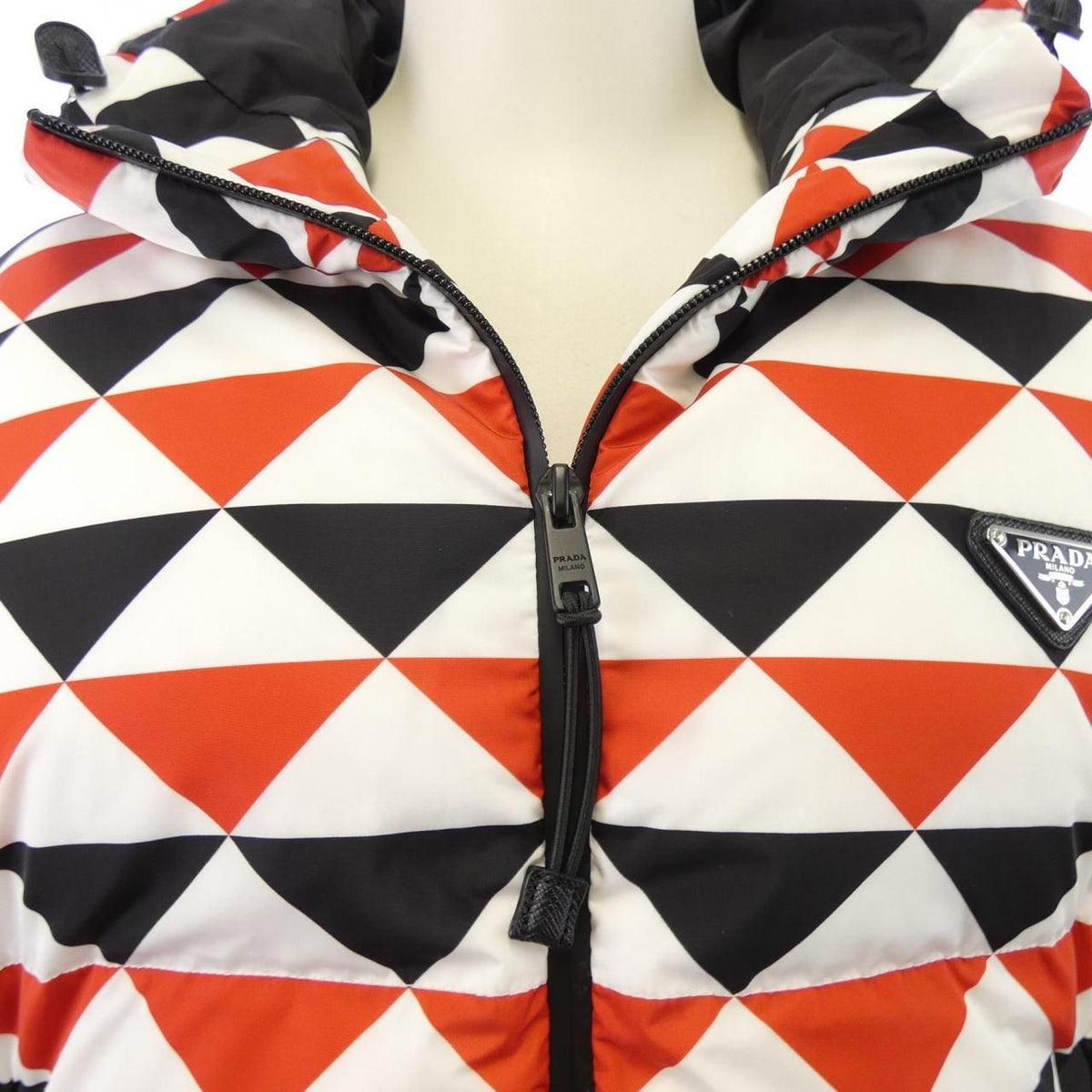 Prada Triangle Logo Down Jacket — view 6