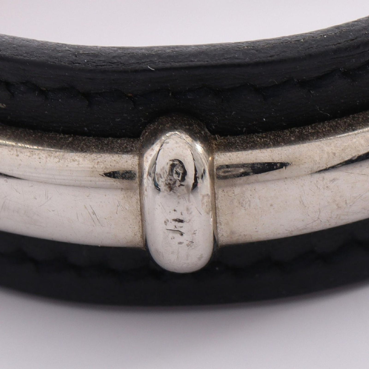 Hermes Bangle Agata Leather Bracelet — view 8