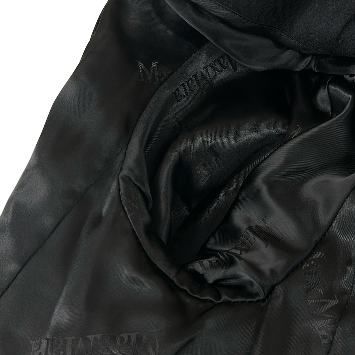 Max Mara Coat 34 XS Manuela Black Long Sleeve Length Winter — view 8