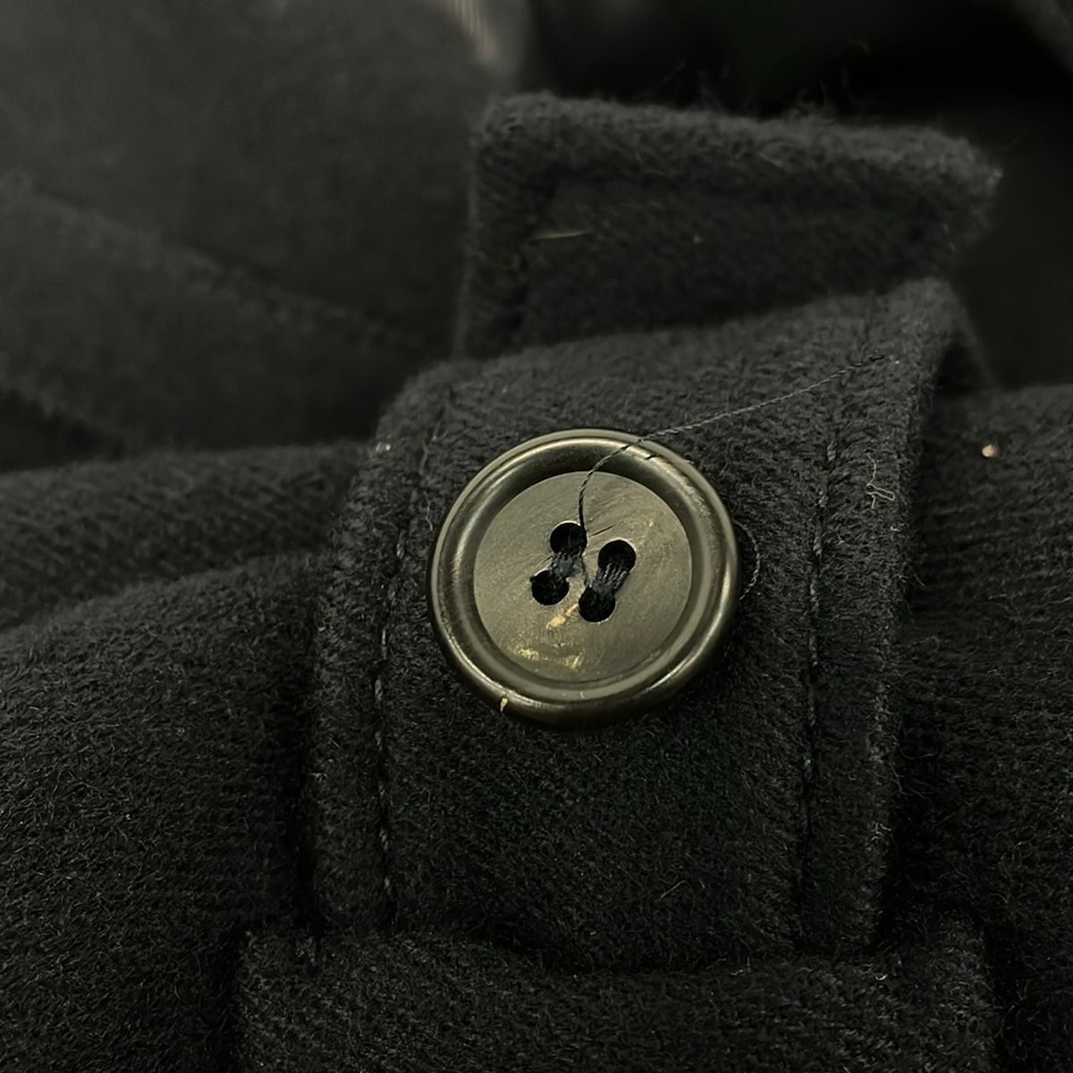 Prada Trench Coat 38 S Dark Navy Long Sleeve Winter — view 8