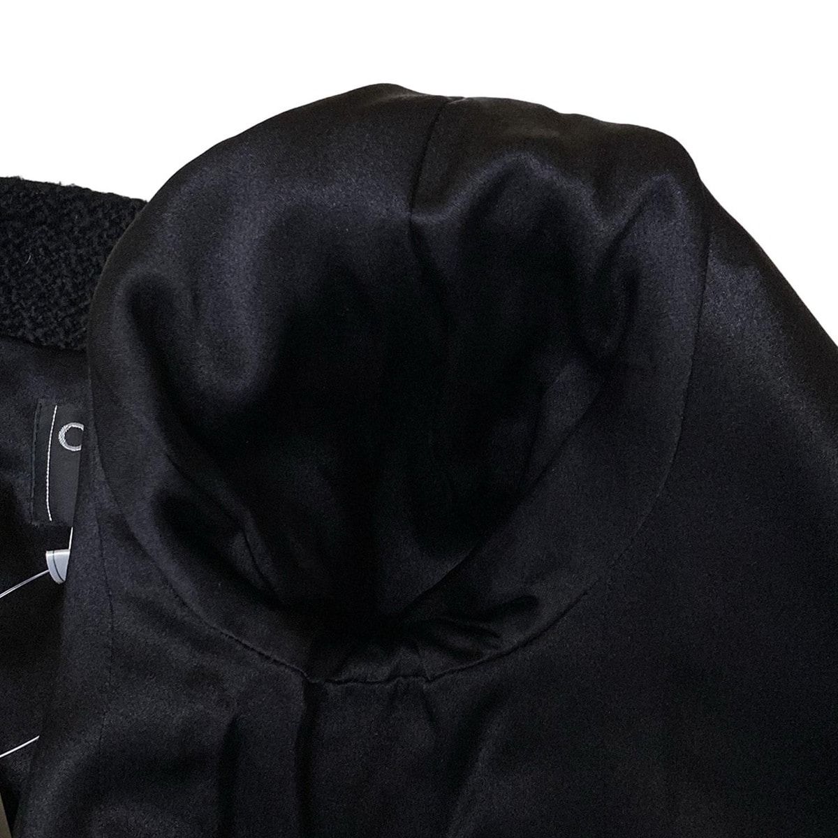 Chanel Coat 38 M Black Long Sleeve Tweed Short Length Winter Autumn Wool — view 8