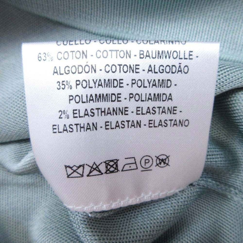 Hermes Silk High Gauge Knit Frill Neck Top 38 Light Green Sweater — view 8