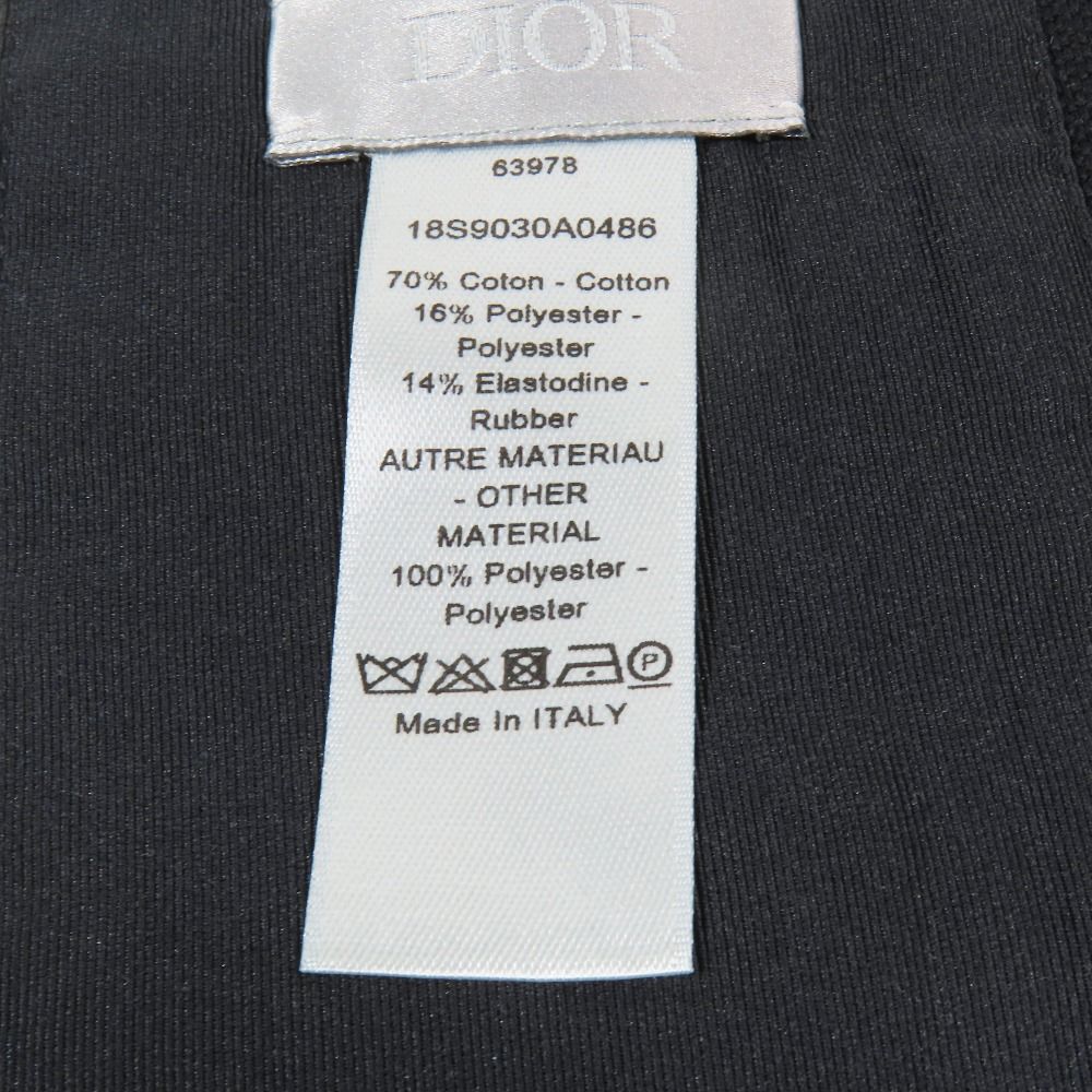 Dior Cummerbund Waist Belt Corset Metal Buckle Cotton Black — view 6