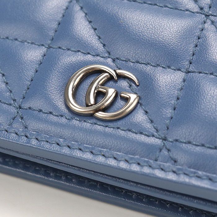 Gucci Small Wallet Double Bifold Quilted Leather — view 8