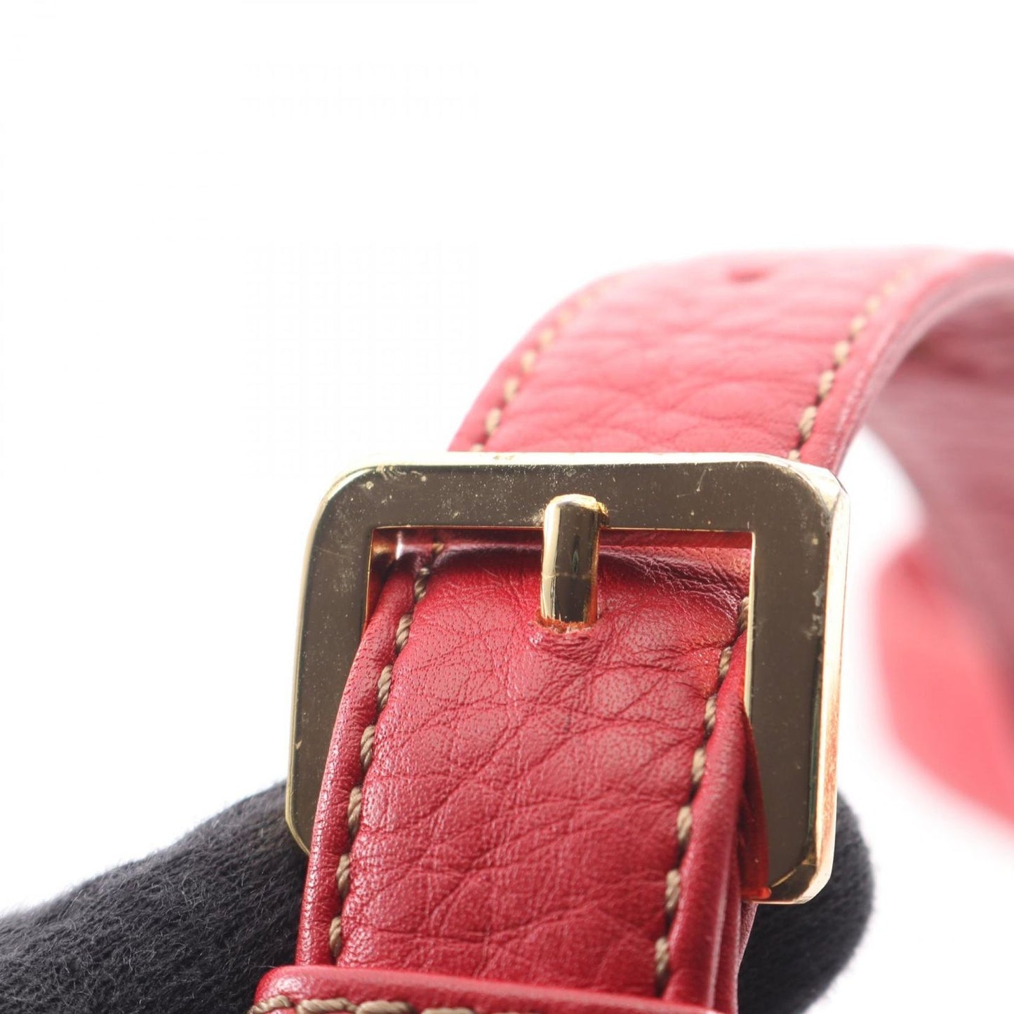 Loewe Shoulder Bag Anagram Red Leather — view 7